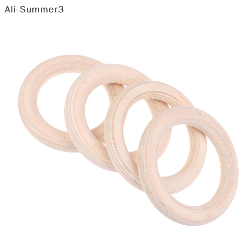 Gymnastic Ring Wood - 2 قطعة/زوج حلقة خشبية المحمولة كروسفيت