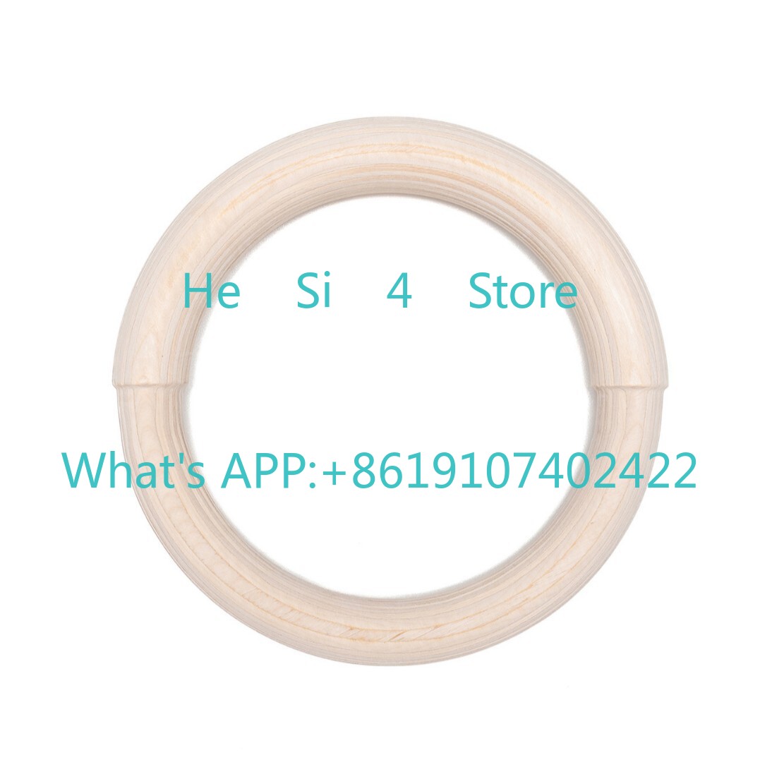 Gymnastic Ring Wood - حلقة خشبية مزدوجة من خشب البتولا
