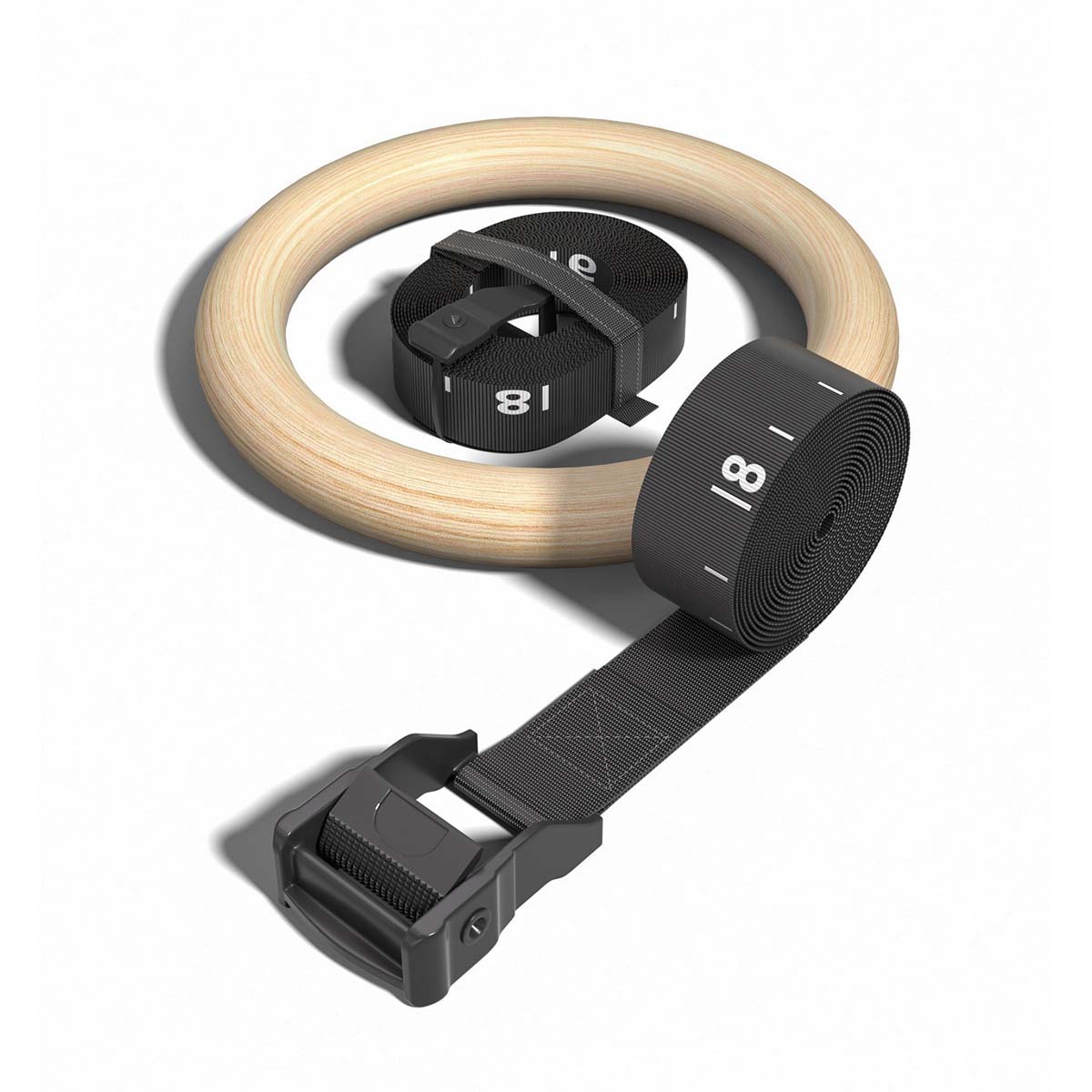 Gymnastic Ring Wood - قابل للتعديل الخشب حلقات الجمباز 28