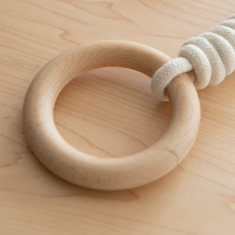 حلقات تعليق للسرير، إكسسوارات  - مراجعة Gymnastic Ring Wood وسعره