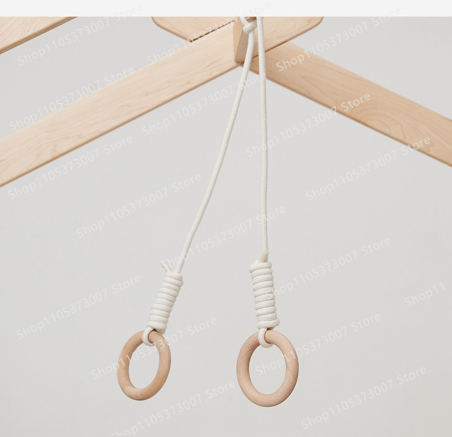 حلقات تعليق للسرير، إكسسوارات  - مراجعة Gymnastic Ring Wood وسعره