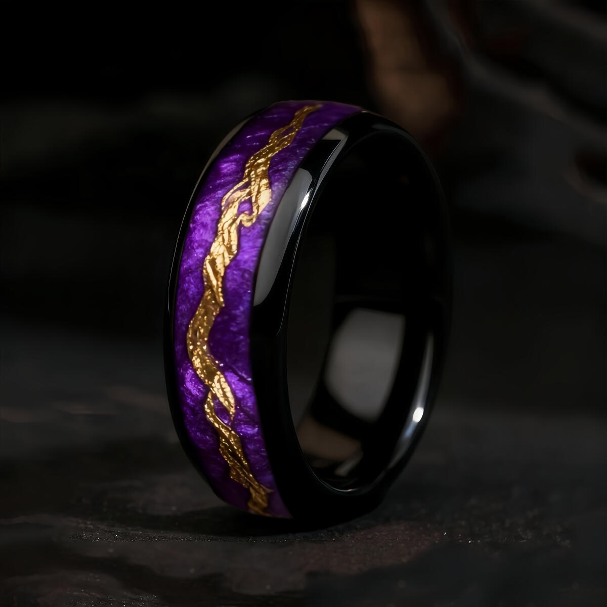 خاتم رجالي أنيق من الفولاذ الم - مراجعة Gymnastic Ring Wood وسعره