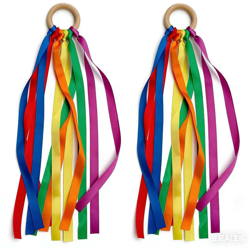 عصي طائرات ورقية ملونة بألوان  - مراجعة Gymnastic Ring Wood وسعره