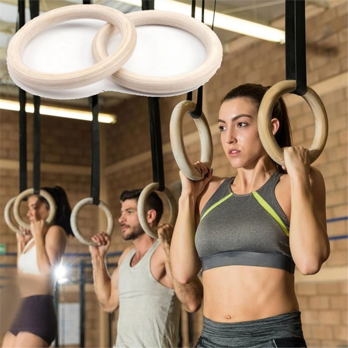 عرض الصيف: حلقتان خشبيتان محمو - مراجعة Gymnastic Ring Wood وسعره