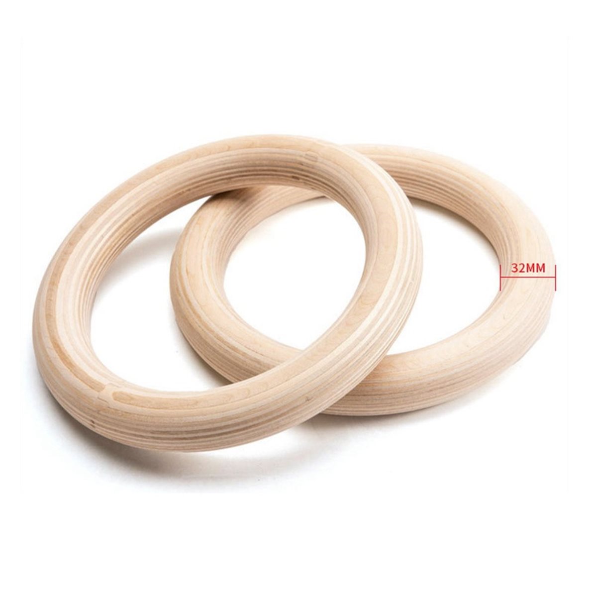 عرض الصيف: حلقتان خشبيتان محمو - مراجعة Gymnastic Ring Wood وسعره
