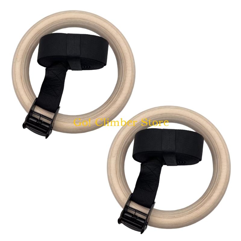 حلقات الجمباز الخشبية القابلة  - مراجعة Gymnastic Ring Wood وسعره
