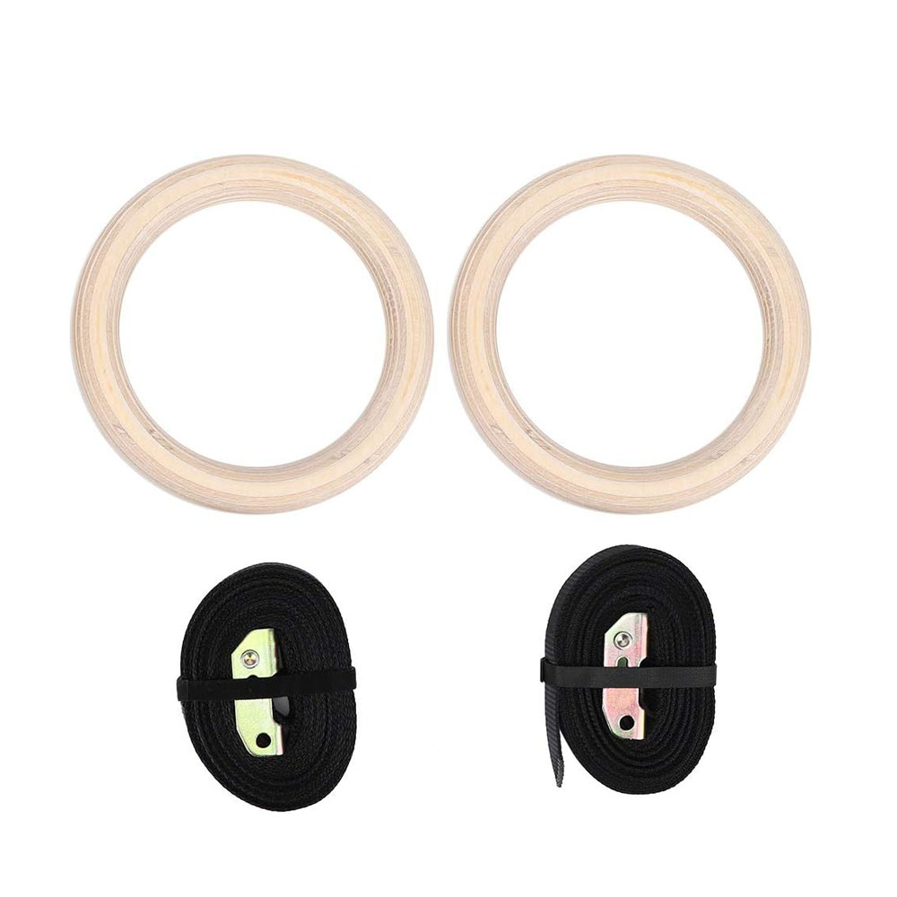 حلقات الجمباز لتدريبات اللياقة - مراجعة Gymnastic Ring Wood وسعره