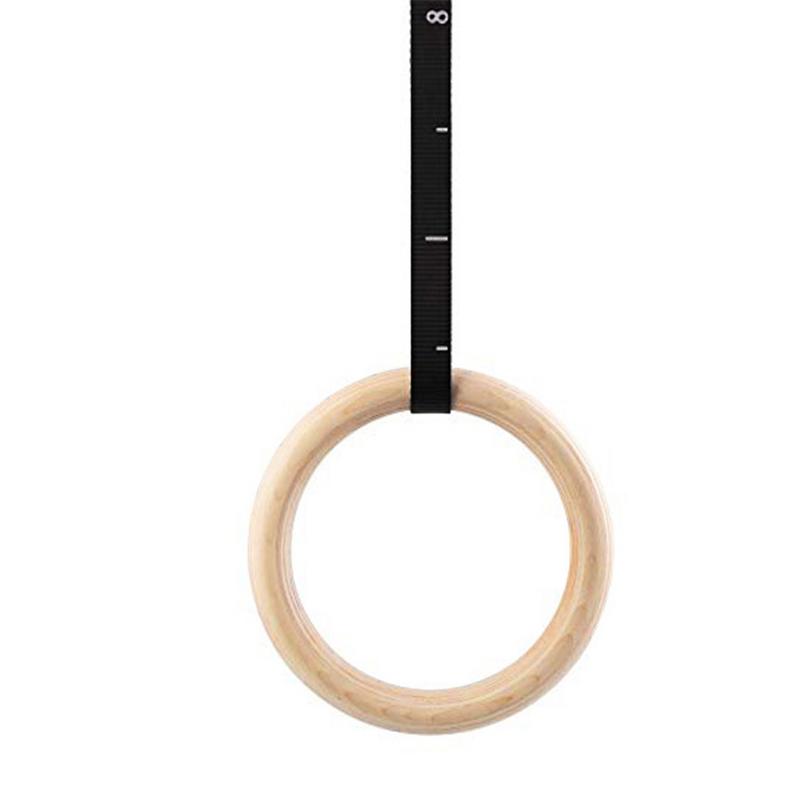 قطعة واحدة من حلقات الجمباز ال - مراجعة Gymnastic Ring Wood وسعره