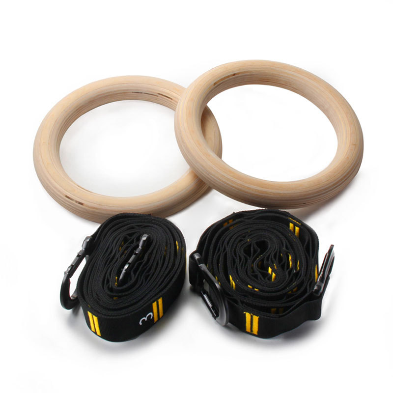 حلقات جمباز خشبية قابلة للتعلي - مراجعة Gymnastic Ring Wood وسعره