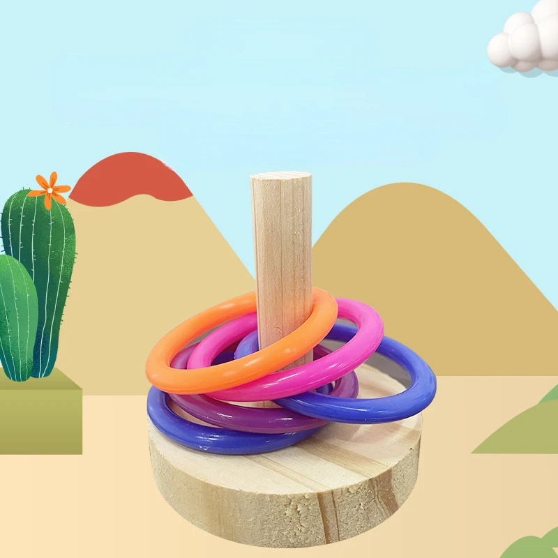 لعبة حلقة الببغاء التفاعلية ال - مراجعة Gymnastic Ring Wood وسعره