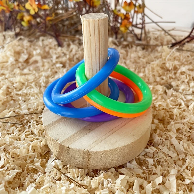 لعبة حلقة الببغاء التفاعلية ال - مراجعة Gymnastic Ring Wood وسعره