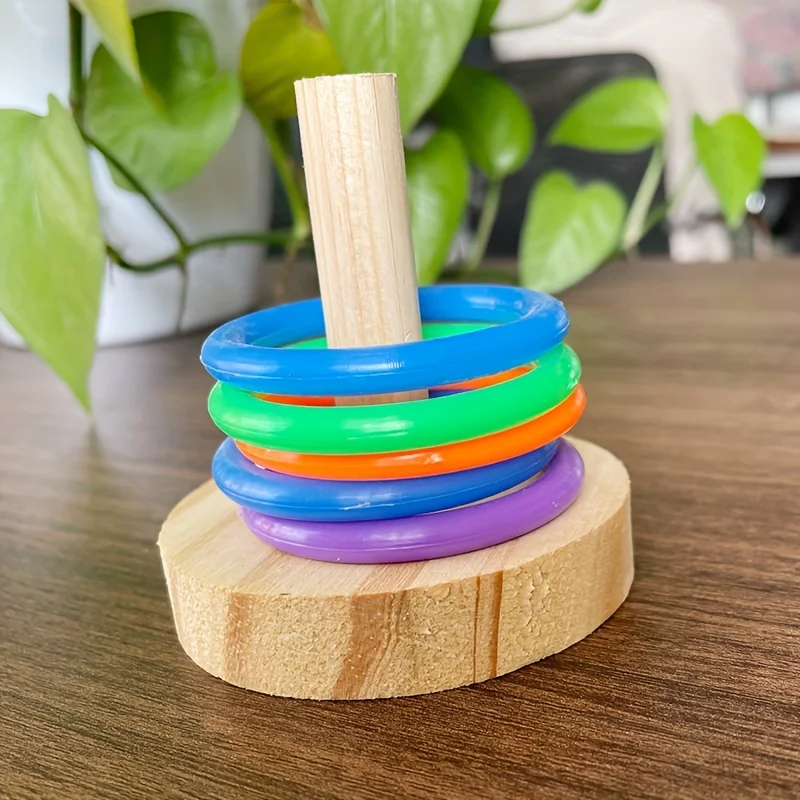 لعبة حلقة الببغاء التفاعلية ال - مراجعة Gymnastic Ring Wood وسعره